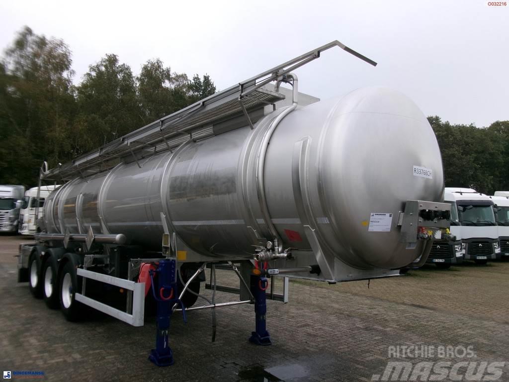  Parcisa Chemical tank inox L4BH 21.2 m3 / 1 comp + Tanktrailer