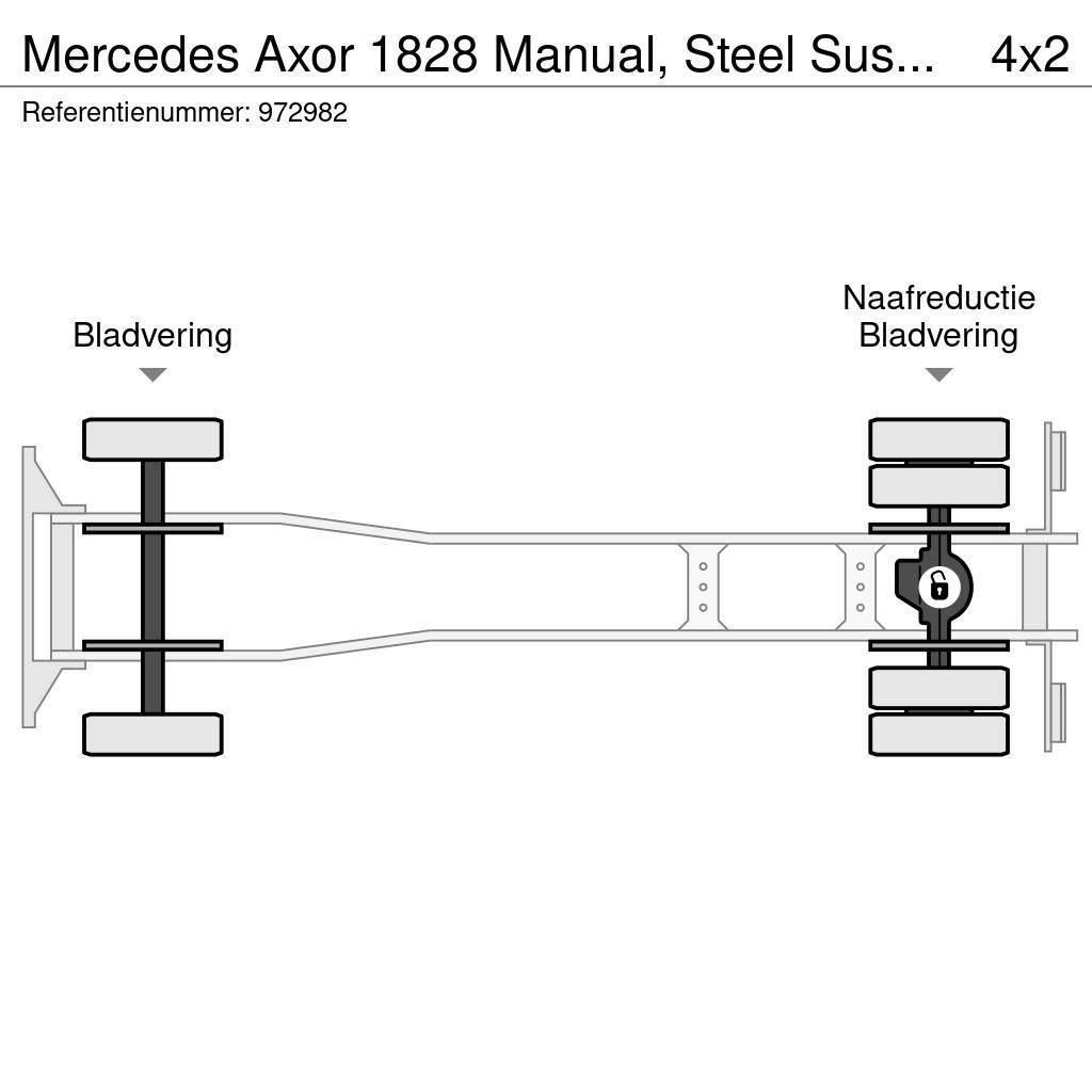 Mercedes-Benz Axor 1828 Manual, Steel Suspension, Meiller Liftdumperbilar