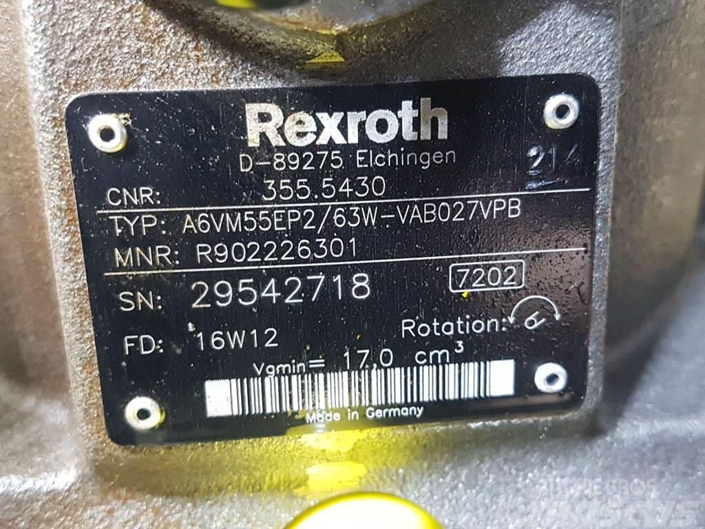 Rexroth A6VM55EP2/63W-R902226301-Drive motor/Fahrmotor Hydraulik