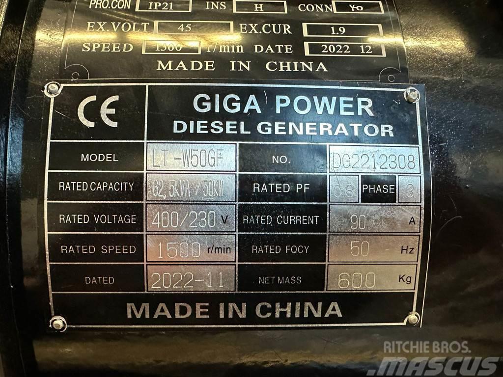  Giga power LT-W50GF 62.5KVA open set Övriga generatorer