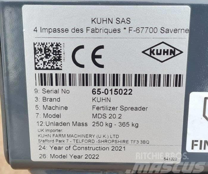 Kuhn MDS 20.2 Broadcaster Mineralgödselspridare