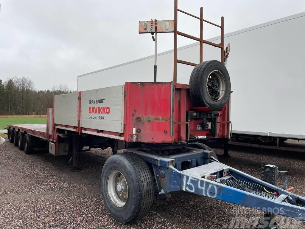 Bodex 4- aks Låg lastande semi trailer