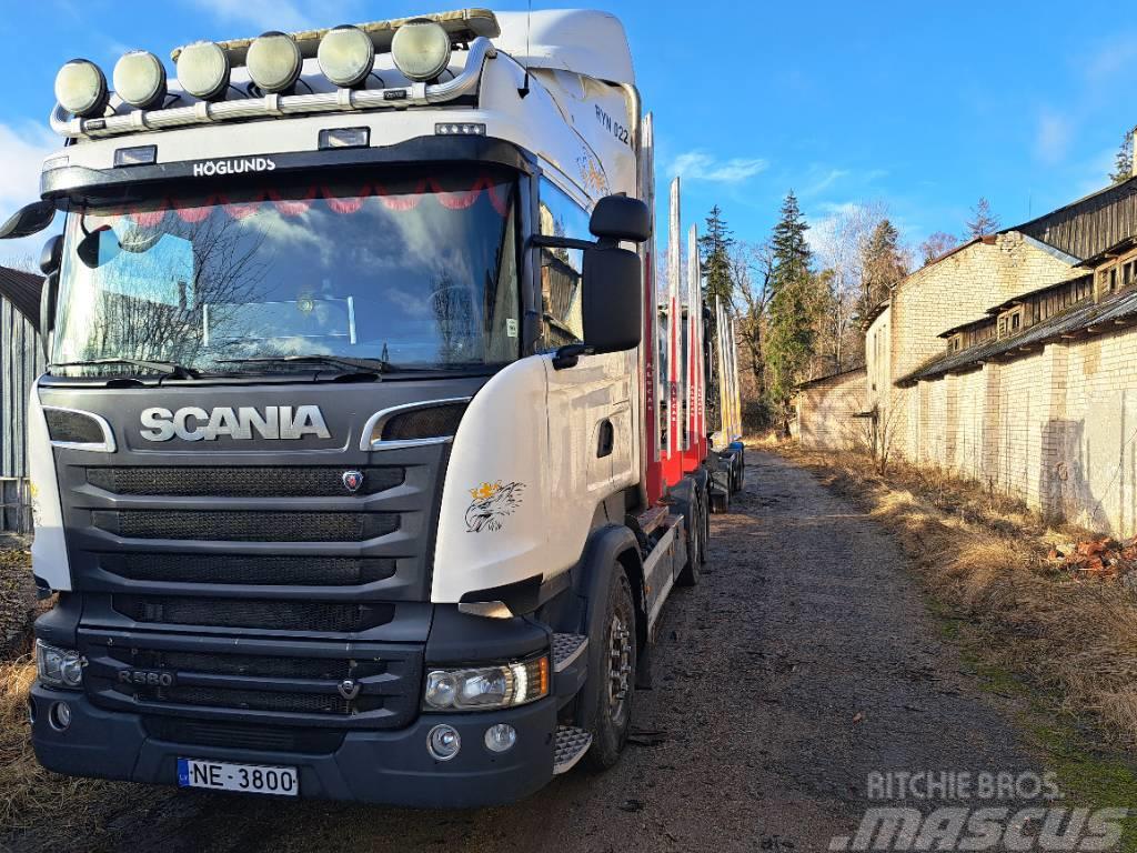 Scania R 580 Timmerbilar