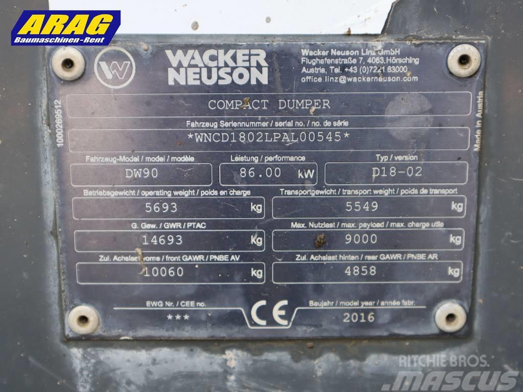 Wacker Neuson DW 90 Midjestyrd dumper