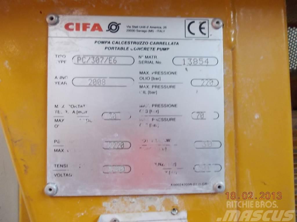 Cifa PC 307 E6 Lastbilar med betongpump