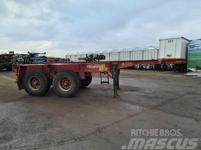Renders 2 AXLE 20 FT CONTAINER CHASSIS BPW DRUM Containertrailer