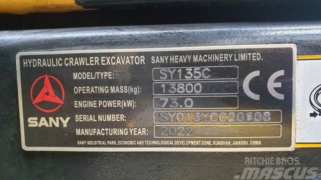 Sany SY135C Bandgrävare