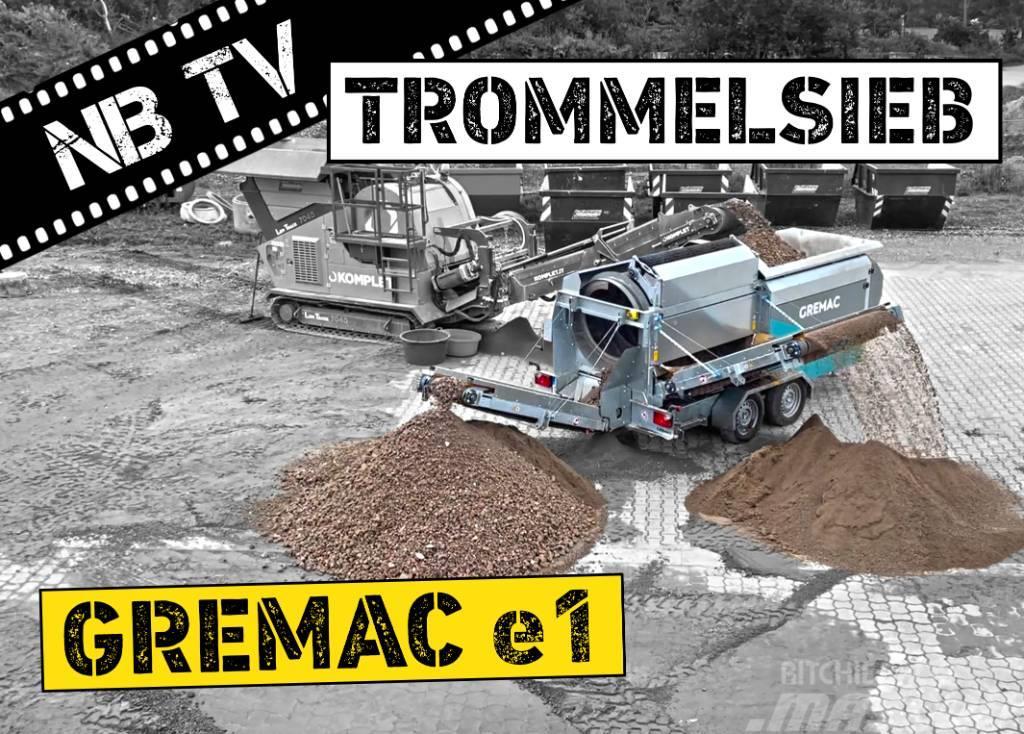 Gremac e1 Trommelsiebanlage - Radmobil Mobila sorteringsverk