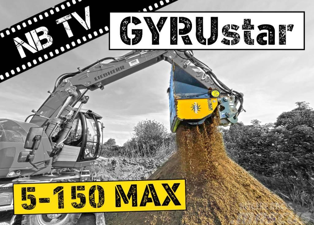 Gyru-Star  5-150MAX | Siebschaufel Radlader, Bagger Skopor