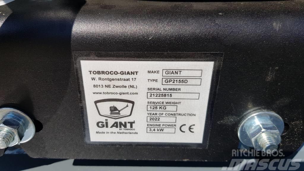 GiANT trilplaat GP2155D Jordkompaktorer