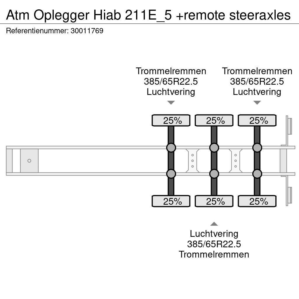 ATM Oplegger Hiab 211E_5 +remote steeraxles Övriga Trailers