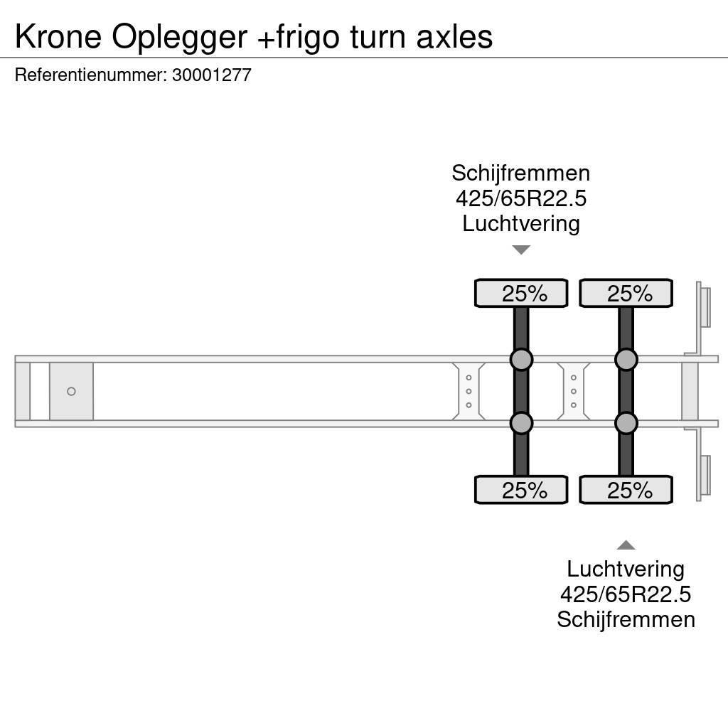 Krone Oplegger +frigo turn axles Skåptrailer Kyl/Frys/Värme