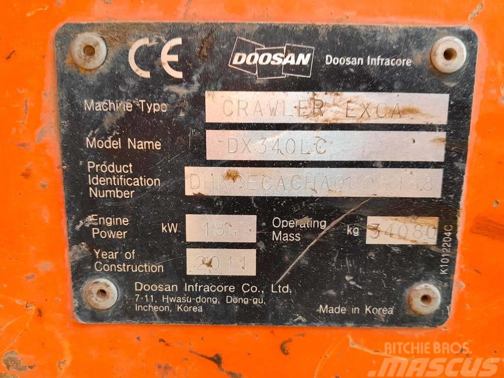 Doosan DX 340 LC Bandgrävare