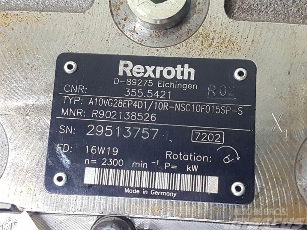 Rexroth A10VG28EP4D1/10R-Drive pump/Fahrpumpe/Rijpomp Hydraulik