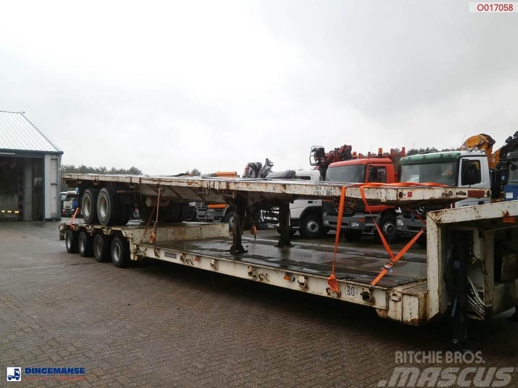  Traylona 2-axle platform trailer 39000KG / Extenda Låg lastande semi trailer