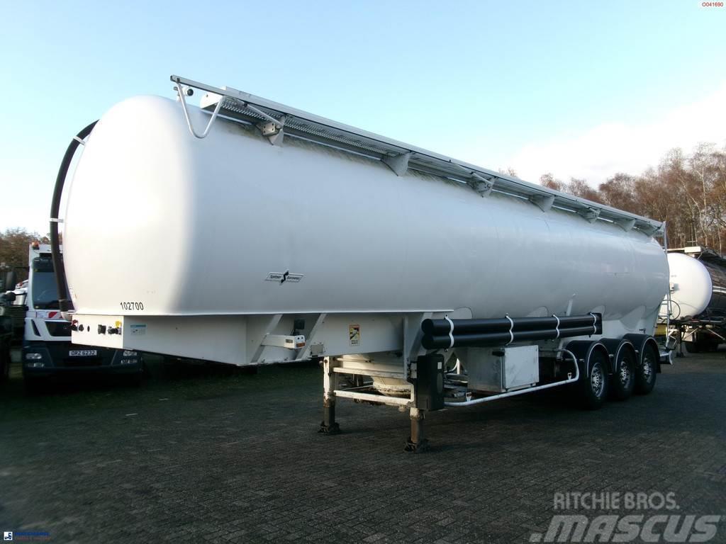 Spitzer Powder tank alu 55 m3 / 5 comp Tanktrailer