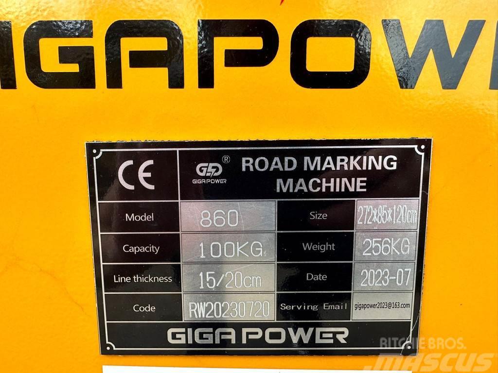  Giga power Road Marking Machine Asfaltskallfräsmaskiner