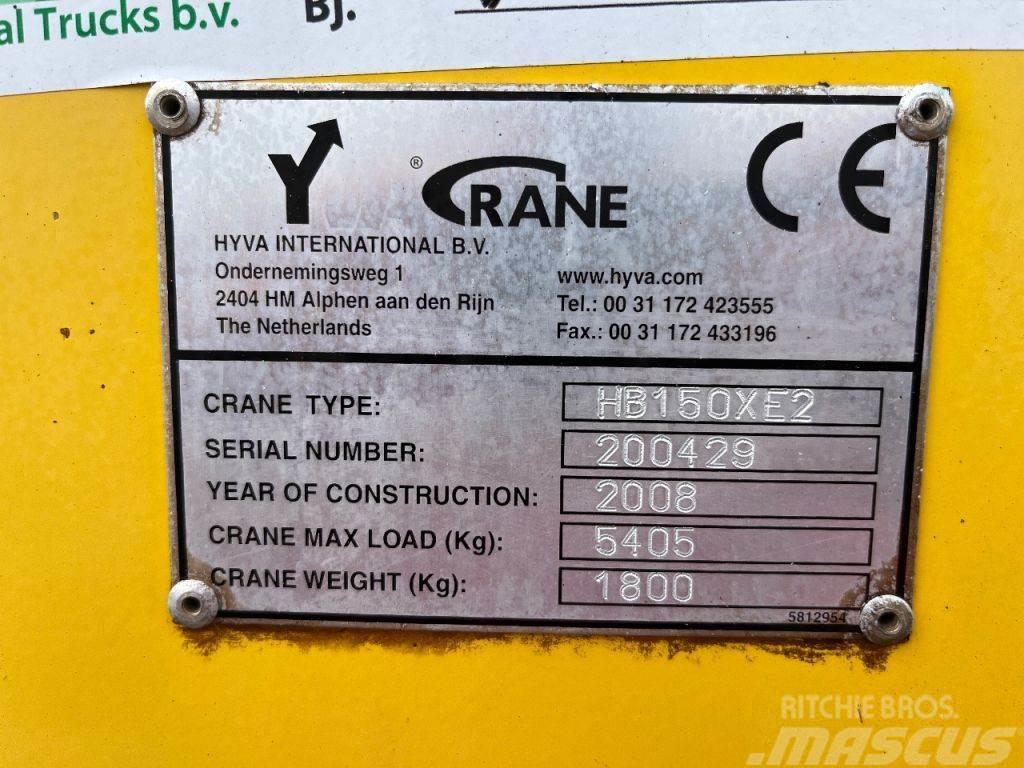 Hyva HB150 XE2 Crane / Kraan / Autolaadkraan / Ladekran Styckegodskranar