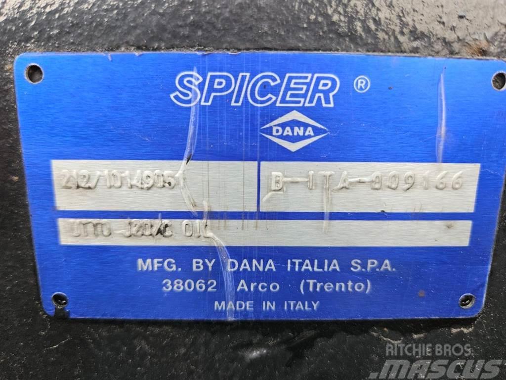 Spicer Dana 212/10149051 - Axle/Achse/As Hjulaxlar