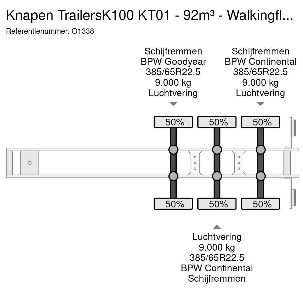 Knapen Trailers K100 KT01 - 92m³ - Walkingfloor - Gegalva Walking floor semitrailers