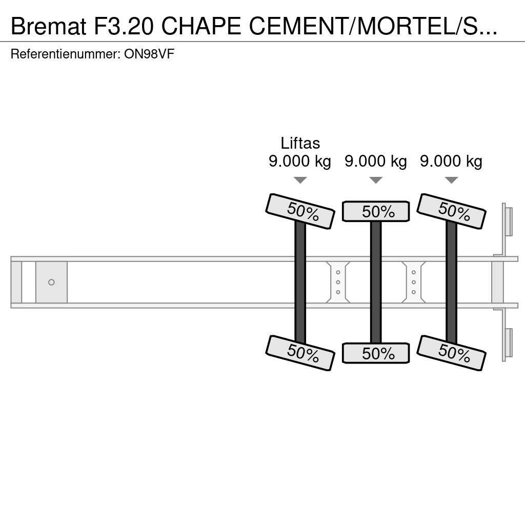  Bremat F3.20 CHAPE CEMENT/MORTEL/SCREED/MORTAR/EST Övriga Trailers