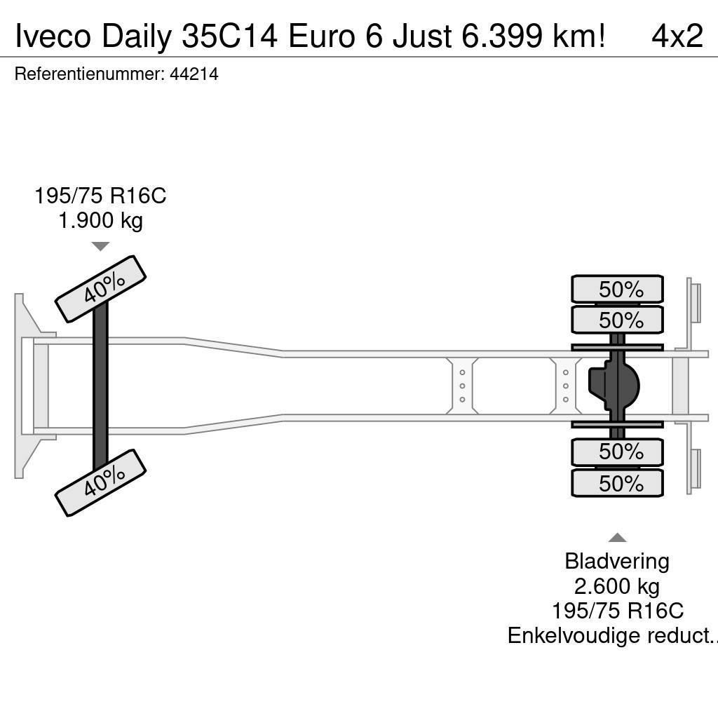 Iveco Daily 35C14 Euro 6 Just 6.399 km! Skåpbilar