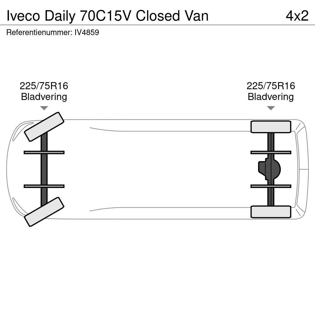Iveco Daily 70C15V Closed Van Lätta lastbilar