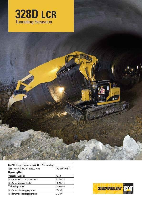 CAT 325 C CR tunnel excavator Bandgrävare