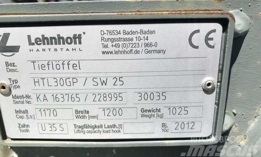 Lehnhoff 120 CM / SW25 - Tieflöffel Grävutrustning