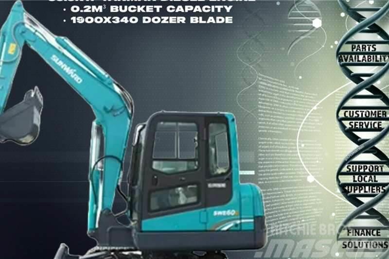  New SWE25UF 6 ton mini excavators Övriga bilar