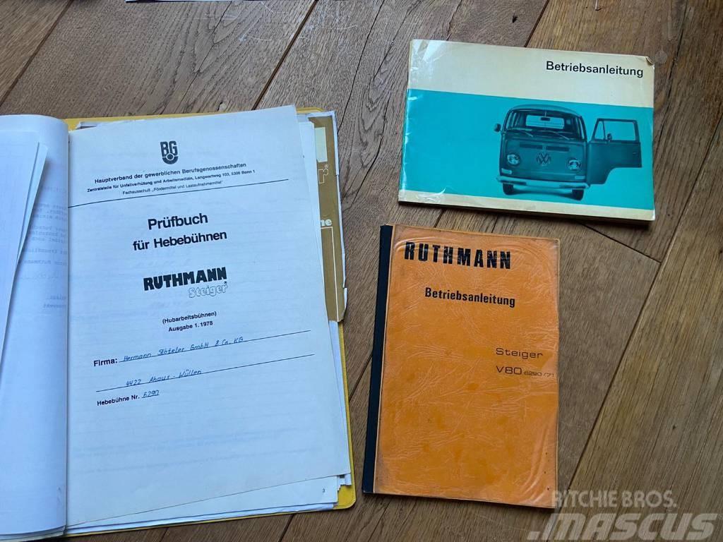 Ruthmann V80 Steiger VW T2 Bulli Arbeitsbühne Cherrypicker Billyftar