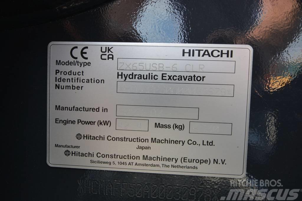 Hitachi ZX 65 USB-6 Minigrävare < 7t
