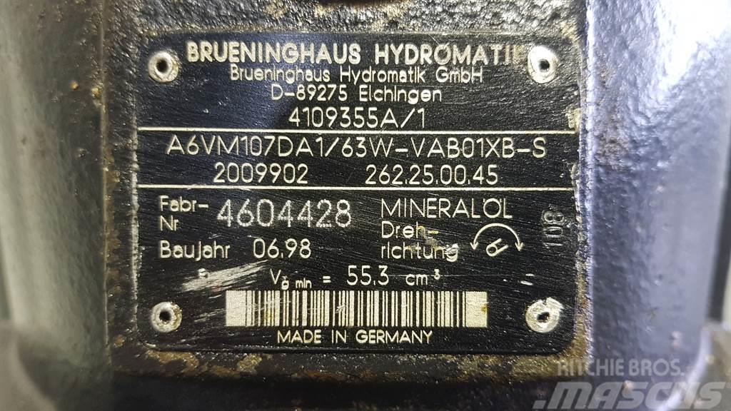Ahlmann AZ14-Hydromatik A6VM107DA1/63W-Drive motor Hydraulik