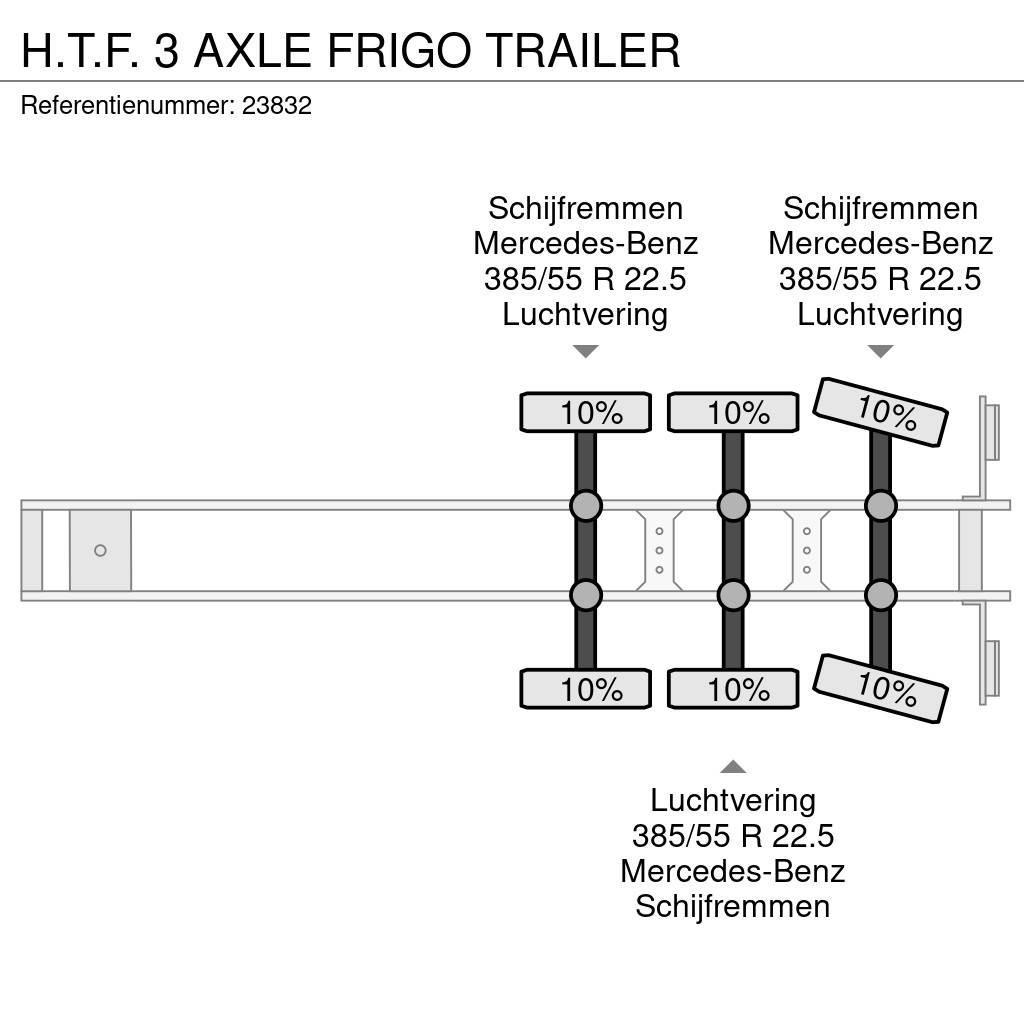  H.T.F. 3 AXLE FRIGO TRAILER Skåptrailer Kyl/Frys/Värme