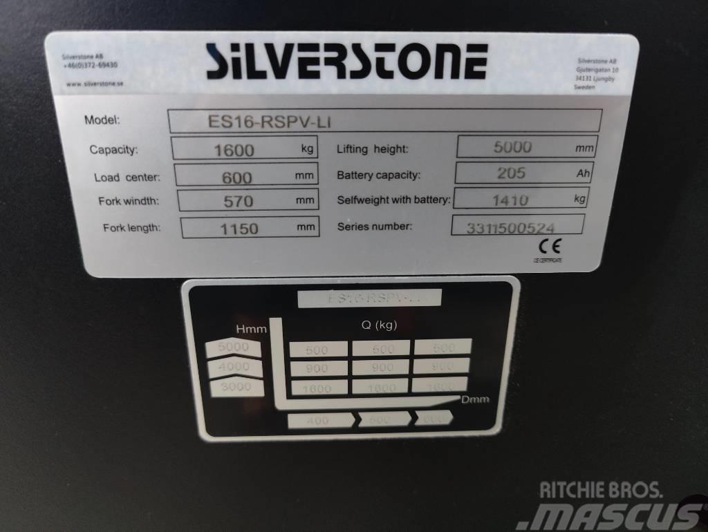 Silverstone ES16-RSPVLI-5000 LI-ION AKULLA, TARJOUS! Staplare