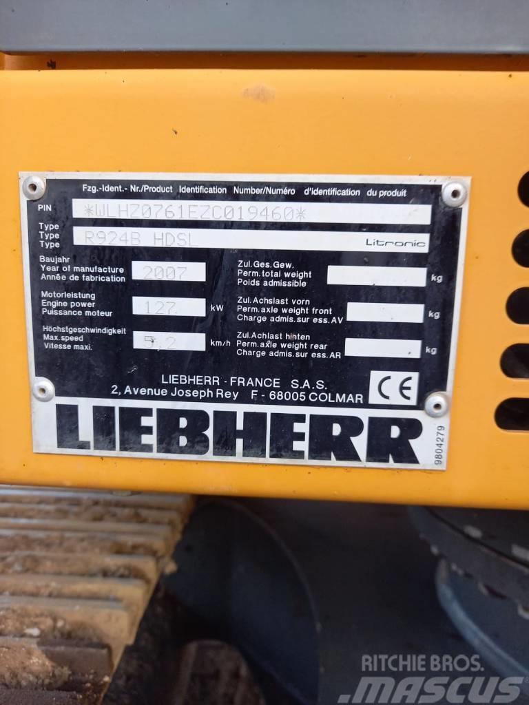 Liebherr R 924 B HD S L LITROIC Bandgrävare