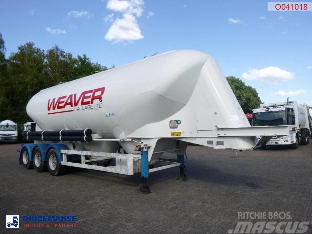 Spitzer Powder tank alu 43 m3 / 1 comp Tanktrailer