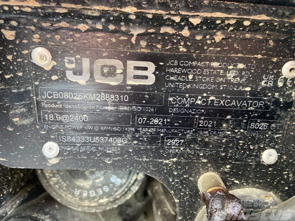 JCB 8026CTS Bandgrävare