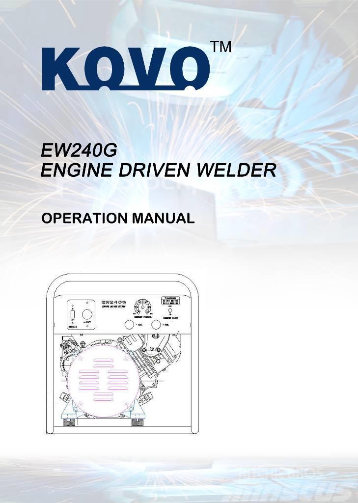  New Kohler powered welder generator EW240G Svetsmaskiner