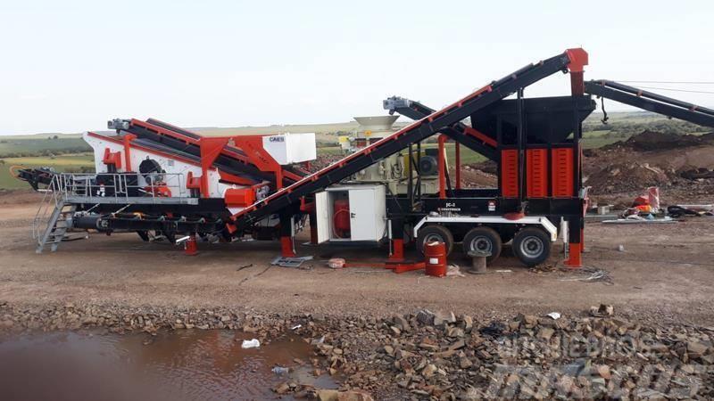 Constmach 150 TPH Mobile Jaw Crushing Plant Mobila krossar
