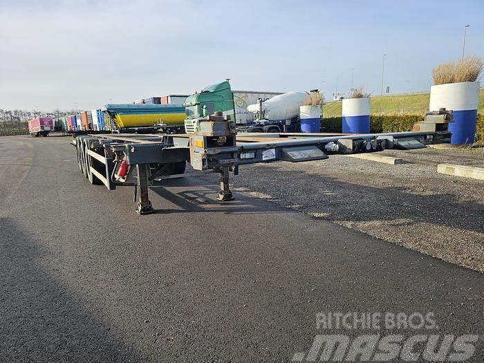Groenewegen 30 CC -14-27 | container chassis 40, 2 x 20 ft 20 Containertrailer