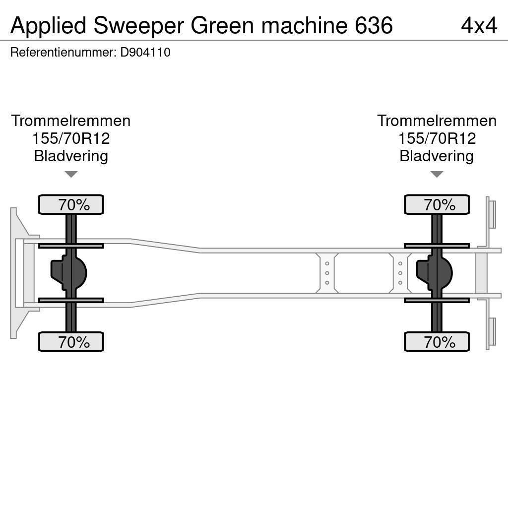 Applied sweeper Green machine 636 Slamsugningsbil