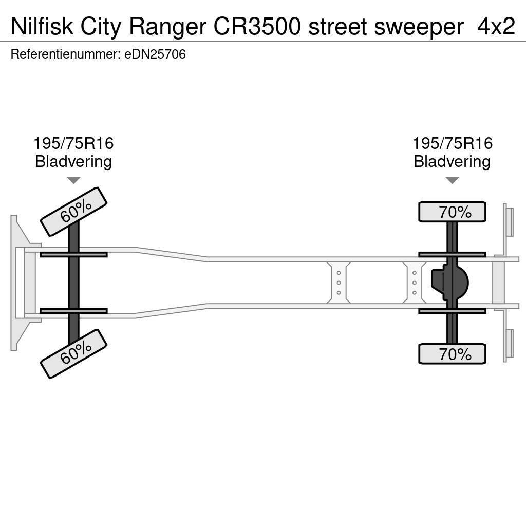 Nilfisk City Ranger CR3500 street sweeper Slamsugningsbil