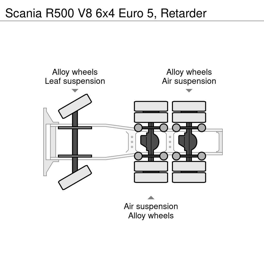 Scania R500 V8 6x4 Euro 5, Retarder Dragbilar