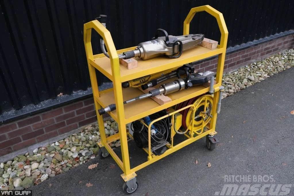 Weber Hydraulic spreader + Power unit + ram + cutter Aggregat