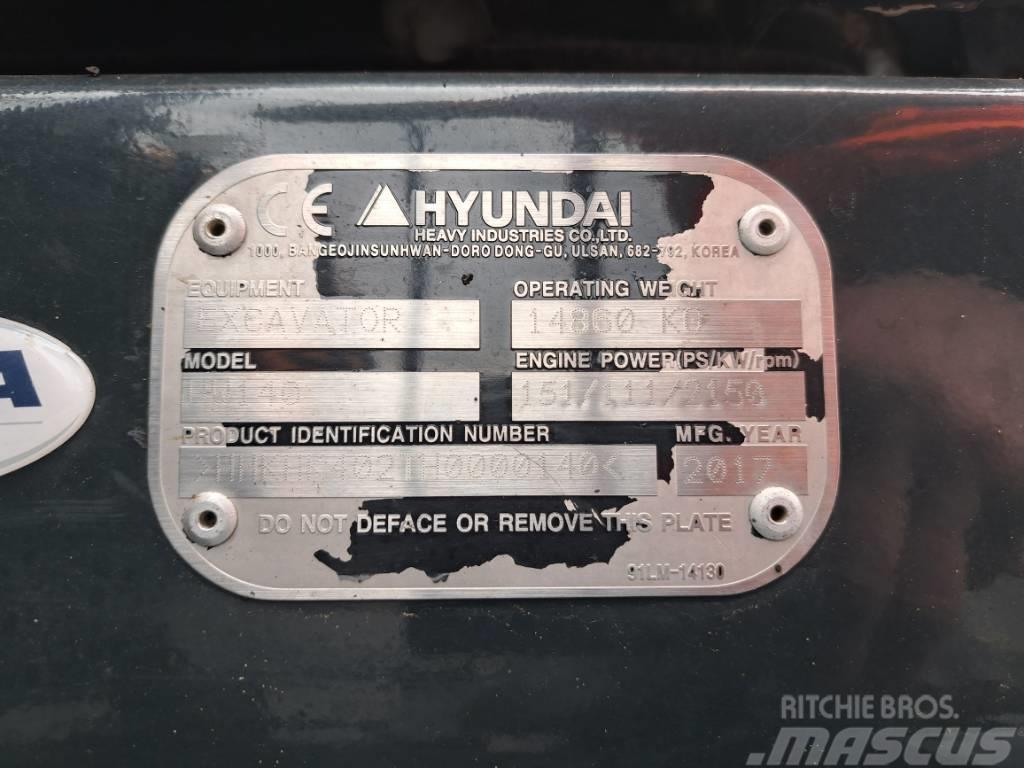 Hyundai HW140 Hjulgrävare