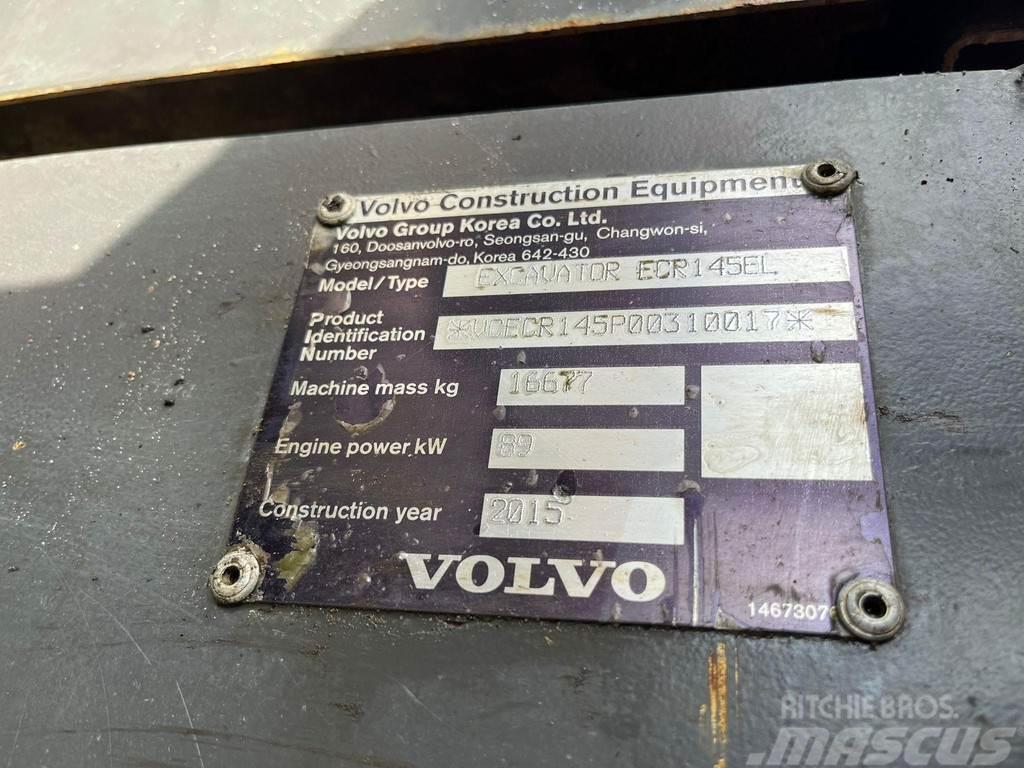 Volvo ECR 145 EL ROTOTILT / NOVATRON 3 D / AC Bandgrävare