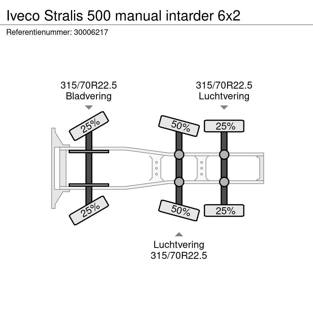 Iveco Stralis 500 manual intarder 6x2 Dragbilar