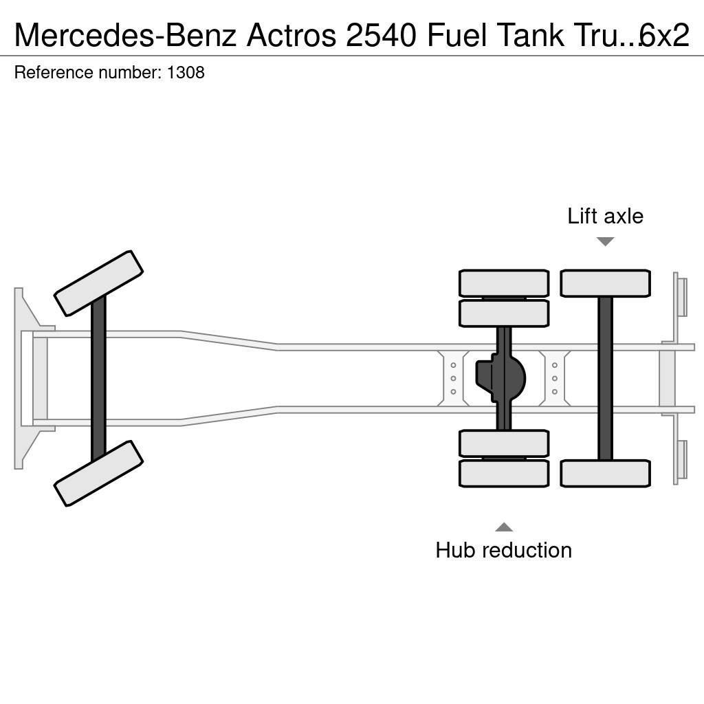 Mercedes-Benz Actros 2540 Fuel Tank Truck 20.700 Liters 6x2 V6 E Tankbilar