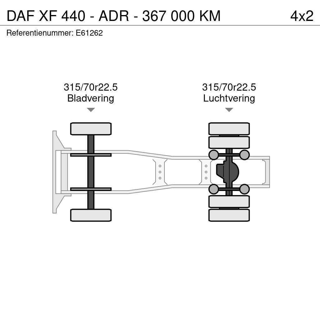 DAF XF 440 - ADR - 367 000 KM Dragbilar